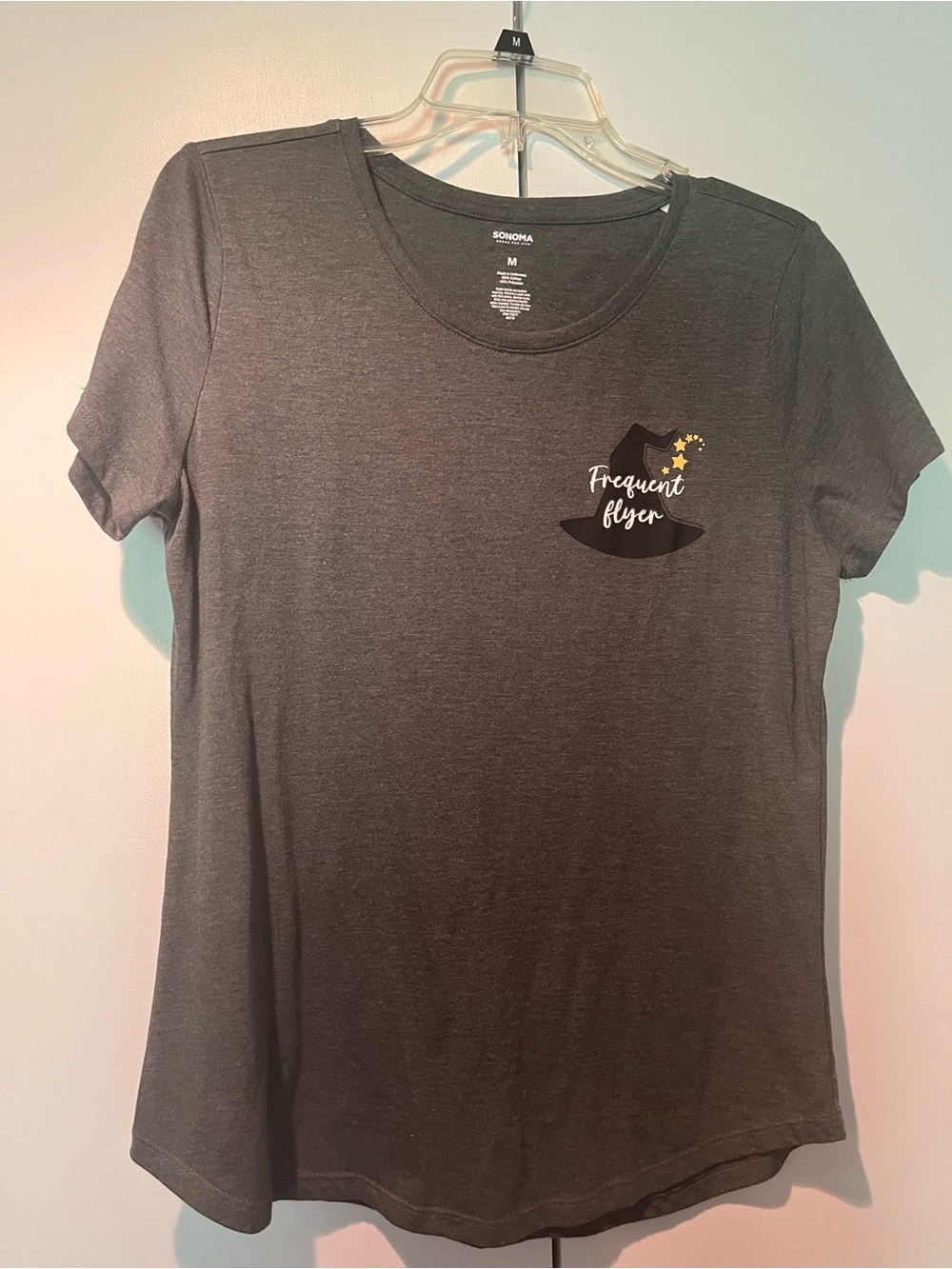 Sonoma Charcoal Gray 'Frequent Flyer' Short Sleeve Tee